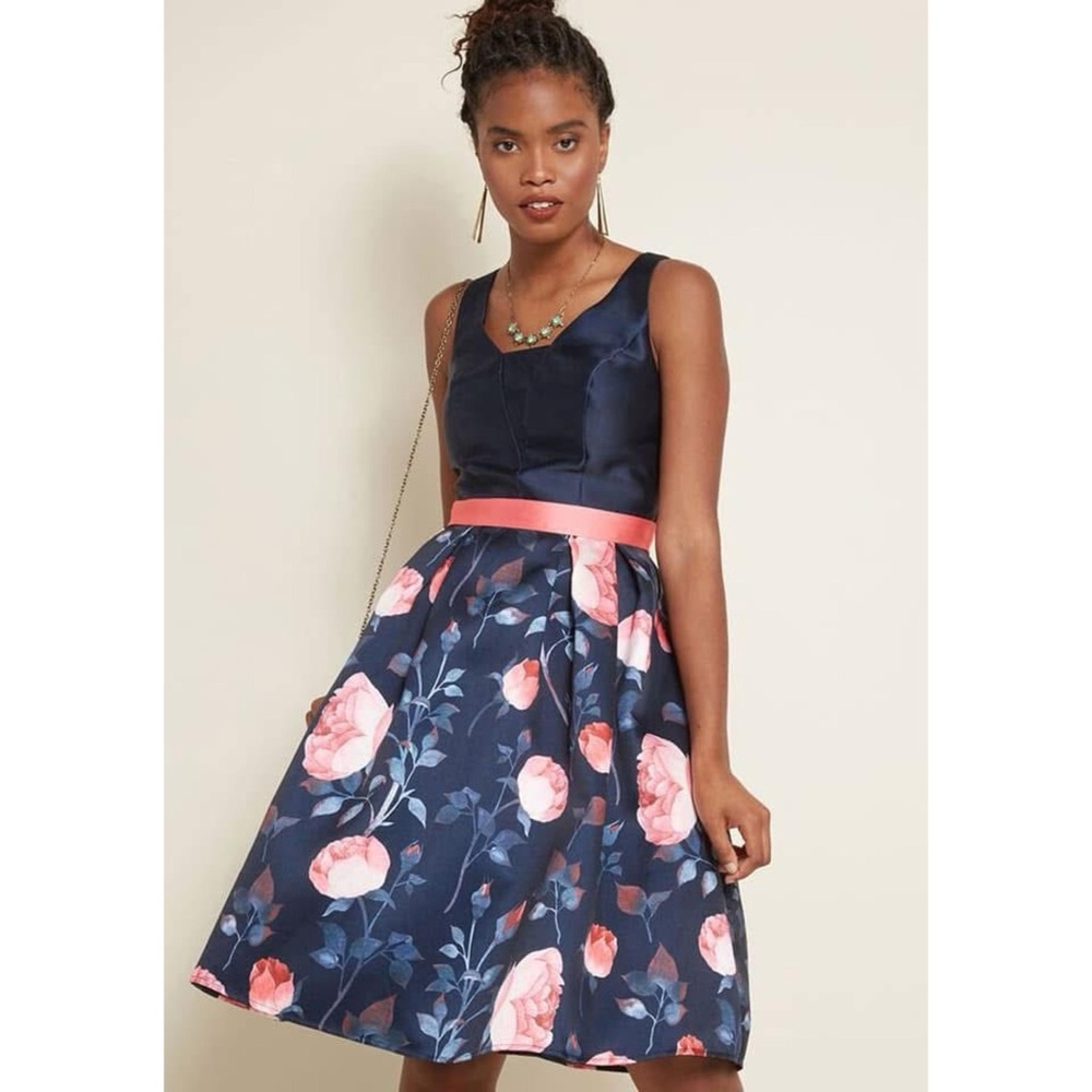 Chi Chi London Achieved Charm Fit and Flare Dress